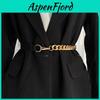 Stylish Metal Chain Belt For Women Elegant Dress Accessory In Gold And Silver Colors
