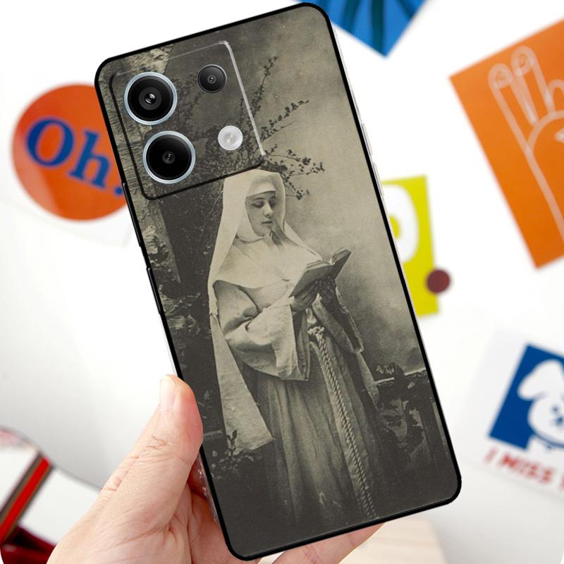 Sister Nun Kiss Funda For Xiaomi Redmi Note 14 13 10 11 12 15 Pro Plus Case For Redmi 15 14C 10C 12C 13C 15C