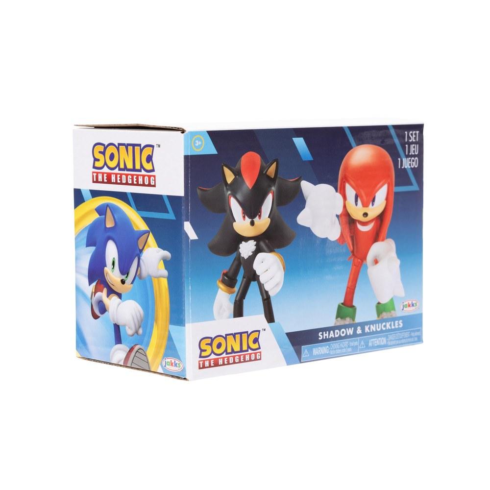Jakks Pacific Sonic the Hedgehog 4-Inch Action Figure 2-Pack Knuckles and Shadow
