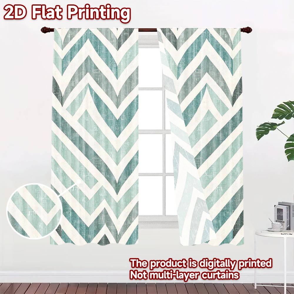 2D flat Photography Backdrop Popular Background cloth Blue Zigzag Stripes 100% Polyester Birthday Party Perfect for Suitable