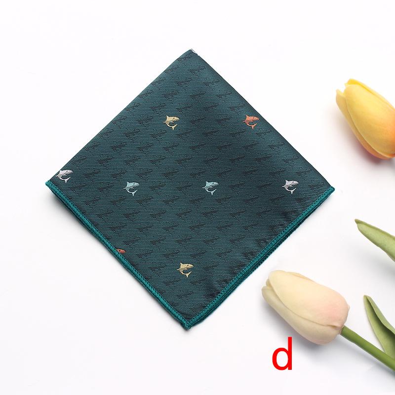 Striped Flower Type Men'S Suit Pocket Towel Men'S Business Retro Suit Chest Towel Small Square Towel