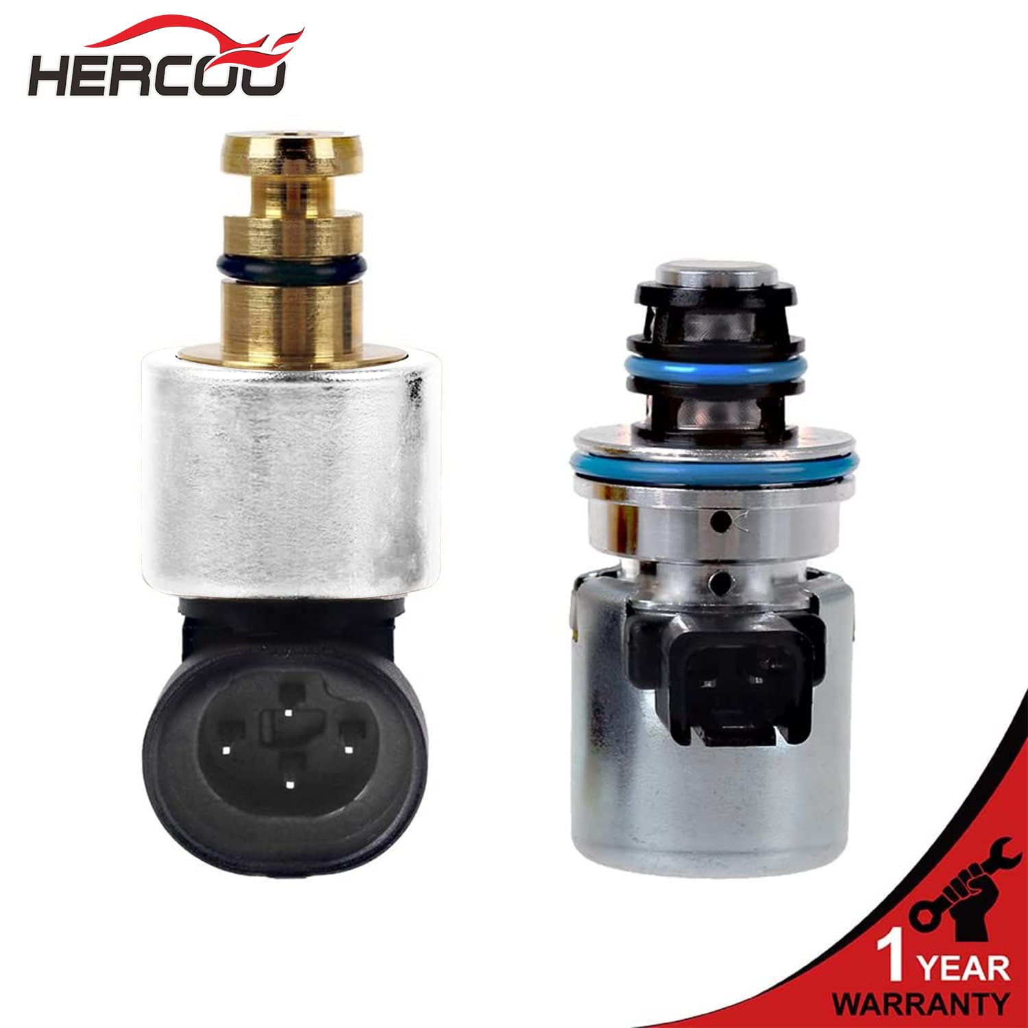 

HERCOO Transmission Pressure Sensor & Governor Pressure Solenoid Kit 4617210 56041403AA A518 42RE 44RE 46RE 47RE Compatible with 1996-1999 Dodge Ram