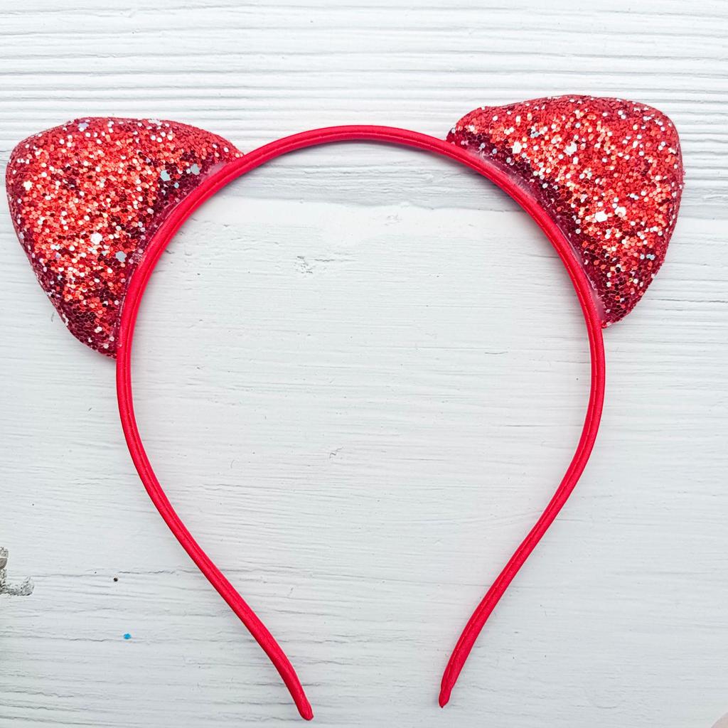 Colorful Sequin Cat Ear Headband for Kids - Festival Party Hair Accessory