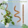 Plant Growth Support Moss Pole Kit Vertical Monstera Coconut Fiber Natural Bendable Stakes for Indoor Climbing Plants Home Gardening Moisture-locking