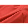 European & American Style 2025 Autumn Solid Color Slim Fit Mini Skirt with Spaghetti Straps & Waist-cinching Design