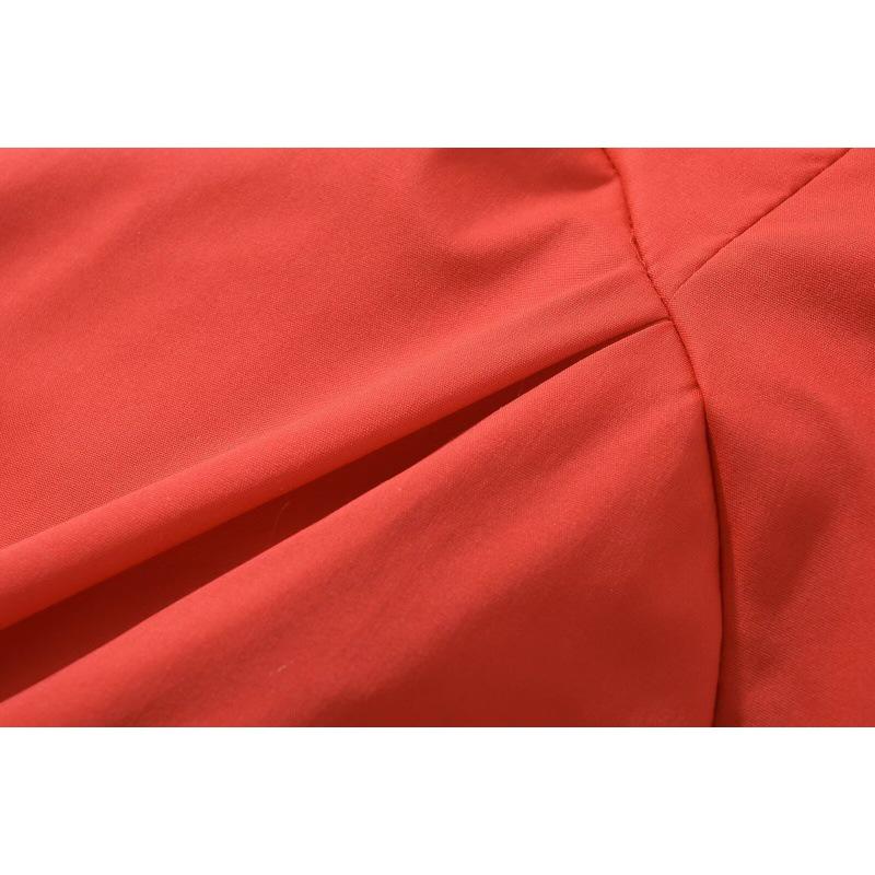 European & American Style 2025 Autumn Solid Color Slim Fit Mini Skirt with Spaghetti Straps & Waist-cinching Design