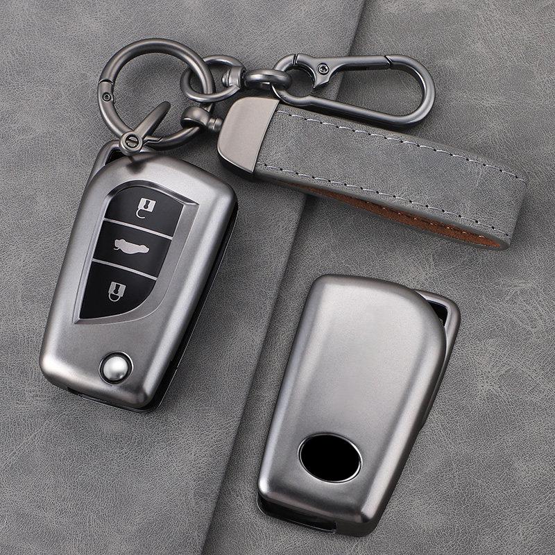 High Quality Tpu Flip Folding For Toyota Camry Rav4 Auris Corolla Verso Yaris C-Hr Scion Im Aygo Avensis Flip Car Key Case Cover
