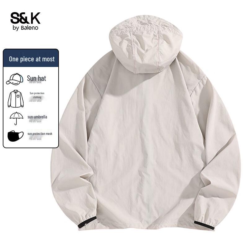 Baleno S&K UPF50+ Lightweight Hooded Sun Protection Jacket