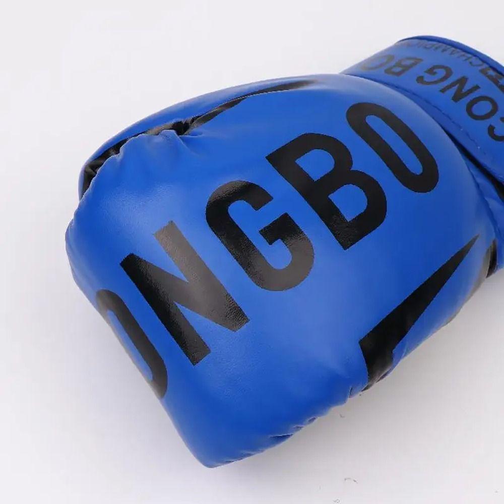 1Pair PU Leather Child Punching Gloves Breathable Training Gloves Kids Boxing Gloves  for Children