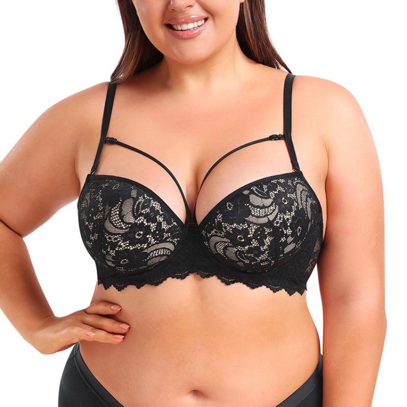 

Большой размер Дышащий Бюстгальтер на косточках с большой чашкой для маленькой груди, устойчивый к провисанию 44E