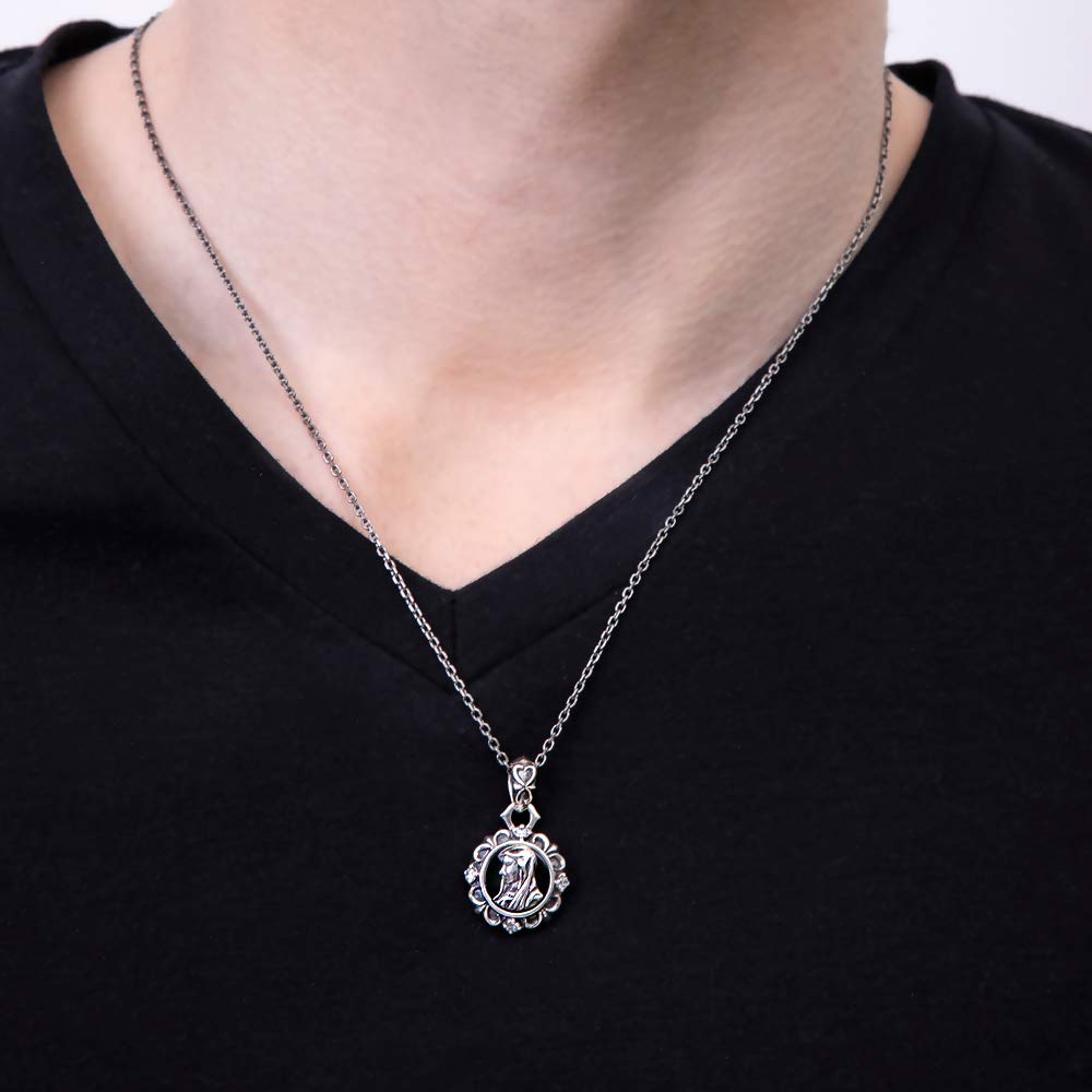 Artemis Classic Maria Coin Pendant (acp0329) - Men's Silver Accessory, Brand Jewelry, 925 Sterling Silver