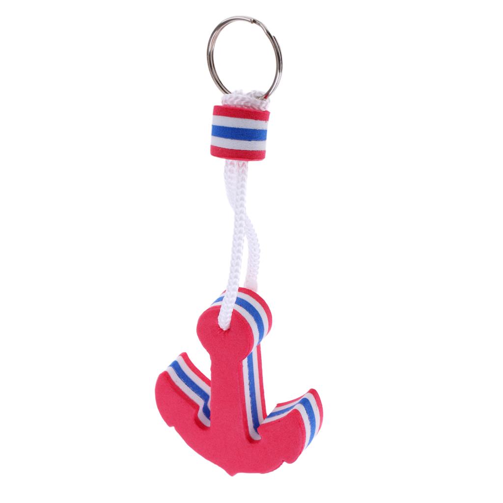 Floating Key Ring Marine Boat Anchor Buoyant Key Chain EVA Material for Nautical Accessories and Fishing Boat