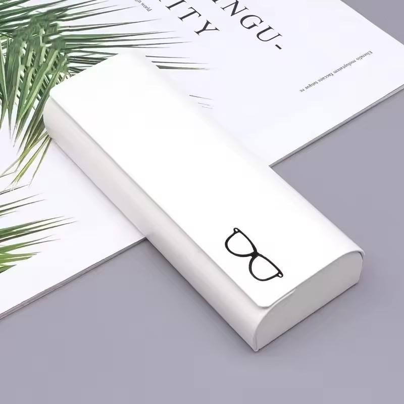 PU Leather Glasses Case Box Portable Fashion Myopia Glasses Sunglasses Storage Box Anti-pressure Eyeswear Mirror Case Bag