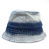 New Fashion Summer Washed Denim Bucket Hat Gradual Change Color Personality Trend Casual Versatile Sun Hat