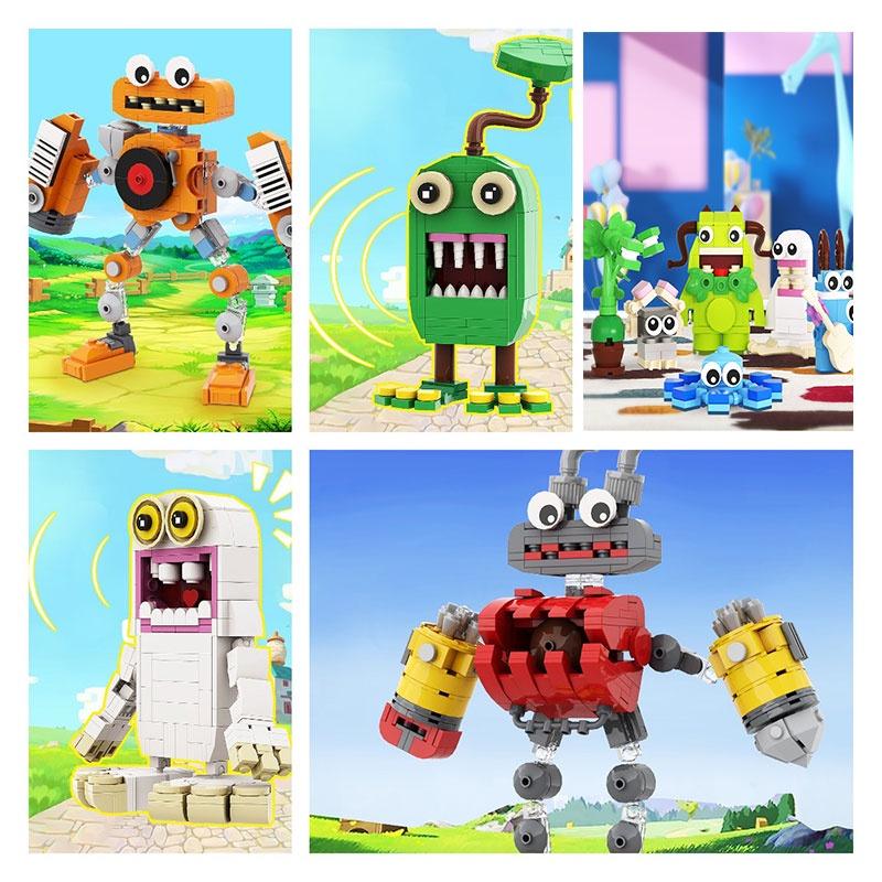 My Singing Monsters Bausteine Seltene Wubboox Mit 246 Stück Abs Kleinen Partikeln Puzzle Spielzeug