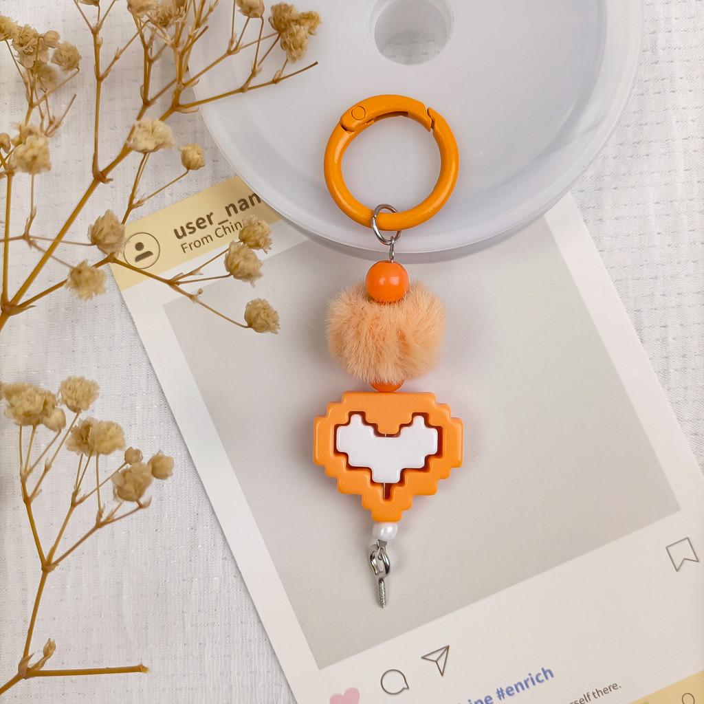 Melad Asymmetrical Cookie Bear Earring Set With Heart Charm For Women And Teens