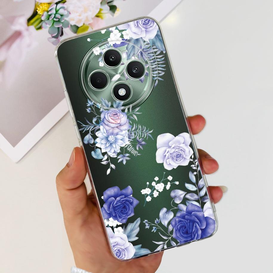 For Oppo Reno12 F Case CPH2637 Shockproof Cover Cute Cat Cartoon Soft Slim Clear Phone Cases For OPPO Reno 12F 4G CPH2687 Fundas