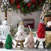 1pcs Christmas Gnomes Ornaments Handmade Plush Tomte Gnome Ornaments Tree Hanging Gnomes with Light for Christmas Decor