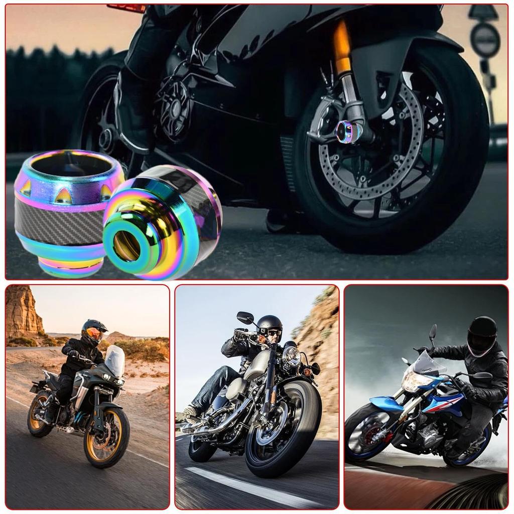 Moreeulsi Scooter Frame Slider, Bike Frame Slider - 2 Fork Wheel Frame Slider Wheel