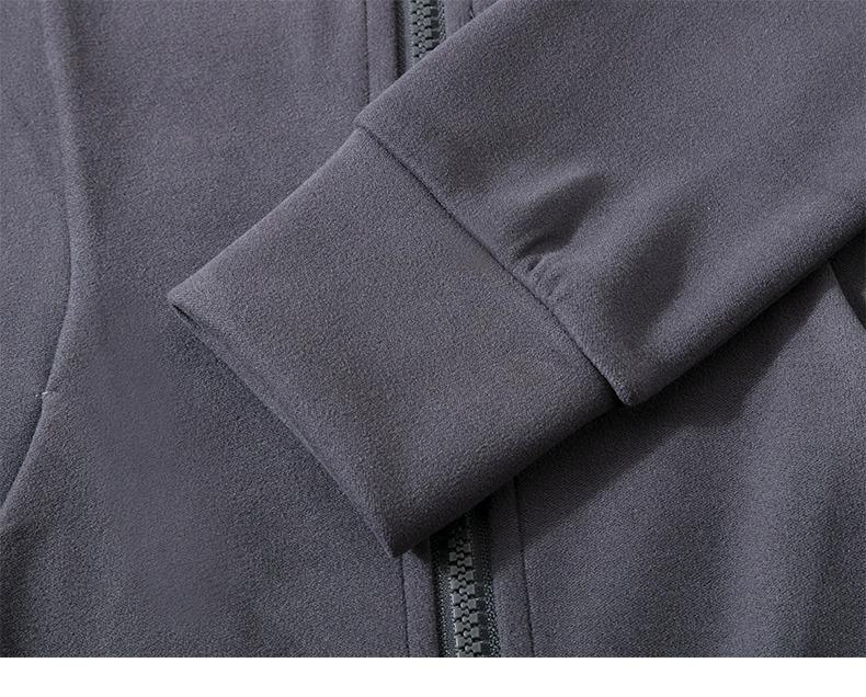 Damen Schwarze Fleecegefütterte Slim Fit Windjacke, Herbst/Winter 2025, Stehkragen, Normale Schulter.