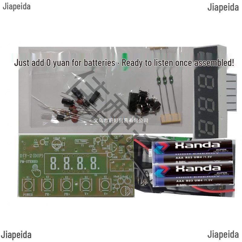DIY Two-Band FM/Medium Wave Radio Kit for Practical Training