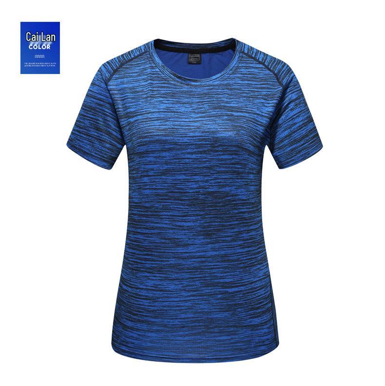Summer Camouflage Quick-Dry Crew Neck T-Shirt for Running - Unisex Plus Size