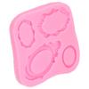 Frame Mold 4 Types Silicone Fondant Cake Chocolate Decorating Mould for Cooking Baking