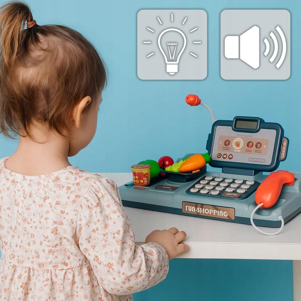 [PACZB] Electronic Cash Register with 25-Electric Scanner and LED Sound Z3052