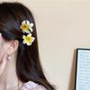 Sommerblumen Haarspangen Neue Eierblume Entenschnabel Form Haarclip Haarnadel Spange Damen Strandurlaub Süßes Mädchen Haar Accessoire