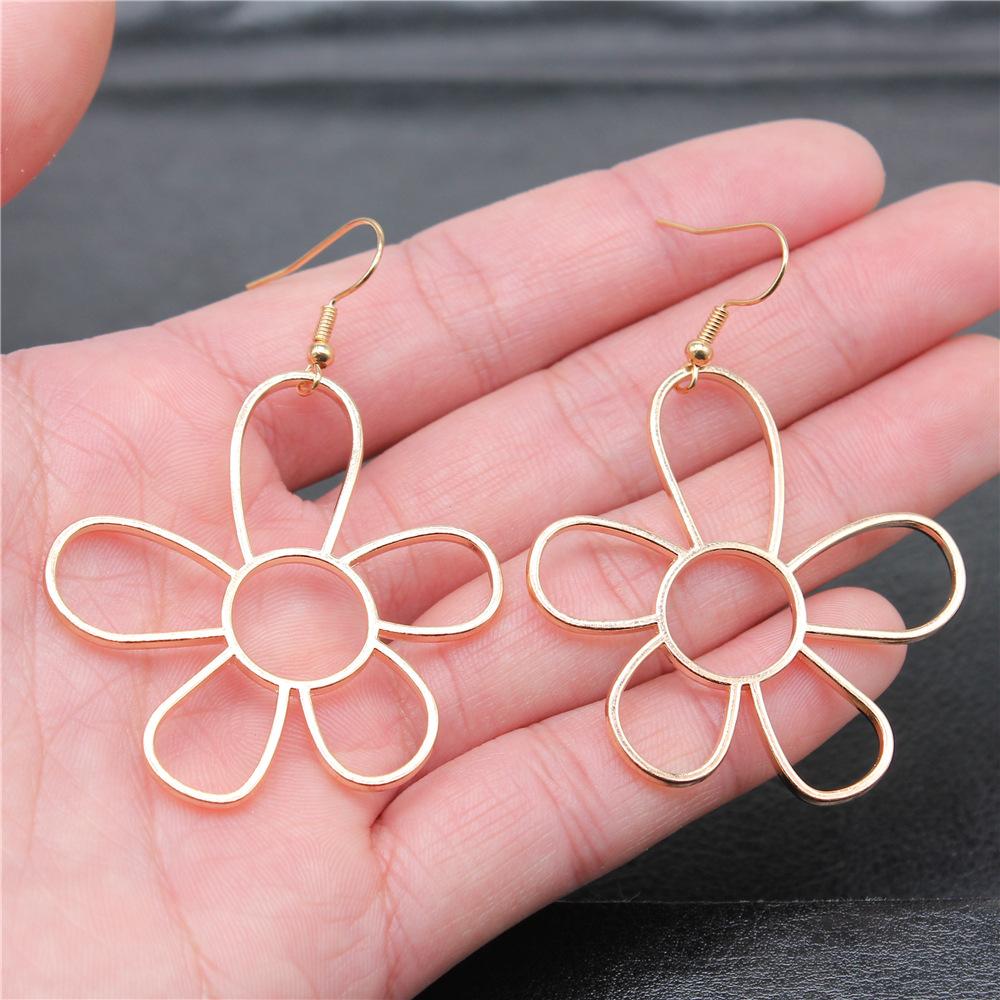 54 Styles Vintage Fashion Women Jewelry Flower Dangle Earring Drop Jewelry Accessories For Women Sunflower Rose Daisy Earrings