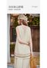 Xiangying Ethnic Style Embroidered Vest Skirt Women's Linen 2026 Summer New Item Fake Two-piece Splicing Sleeveless Dress