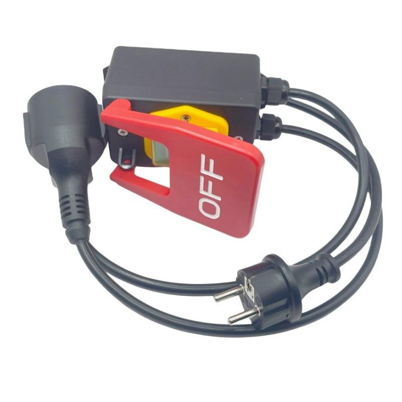 KJD17B Electromagnetic Switches Push Button Control Switches European Standard Solenoid Switches for Household Devices