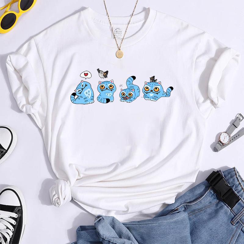 Hot K-Pop Demon Hunters Funny Summer T-Shirt Harajuku Saja Boys Derpy Tiger Print Fashion Short Sleeve Summer Casual T-Shirt Top