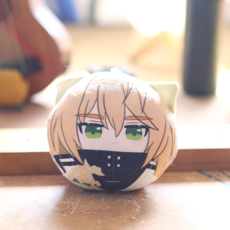 

Милая 2D маленькая кукла-шар кулон плюшевая игрушка кукла мультфильм сумка подвесной брелок 11 cm