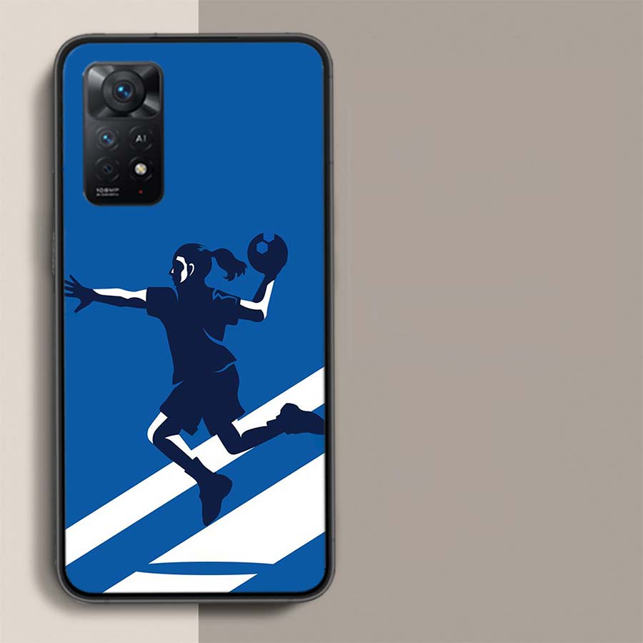 Handball Sport Phone Case For Redmi Note 14+ 13 Pro Plus 14C 13C 12C 12 10A 10C 10 9 8 9A 9C 9T 8A 7 Pro Xiaomi Capa Cover Cute