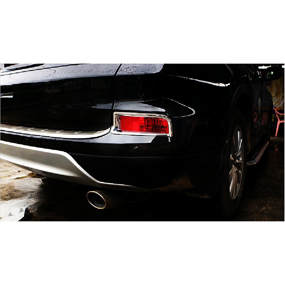 ABS Chrome Rear Fog Lamp Decorative Cover Car Rear Bumper Fog Lamp Cover For Honda CRV CR-V 2012-2016 Accessories Car