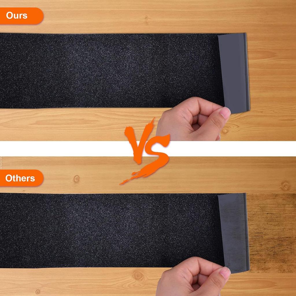 Anti Slip Tape, Heavy Duty Grip Tape Outdoor Waterproof, High Adhesive Traction Safety Tape for Stairs, Tread Steps,Skateboards