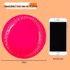 Colorful Disposable Paper Plates for Kindergarten Arts, Crafts, and Decor