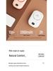 Portable USB Rechargeable Bladeless Fan with Clip and Digital Display for Neck or Waist