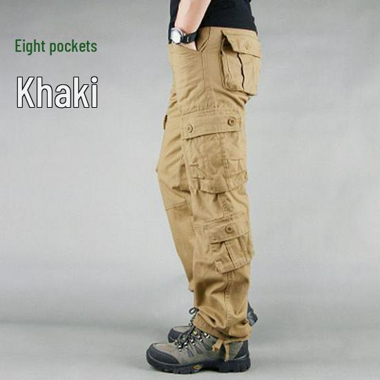 2024 Men's Multi-Pocket Loose Straight Casual Outdoor Pants