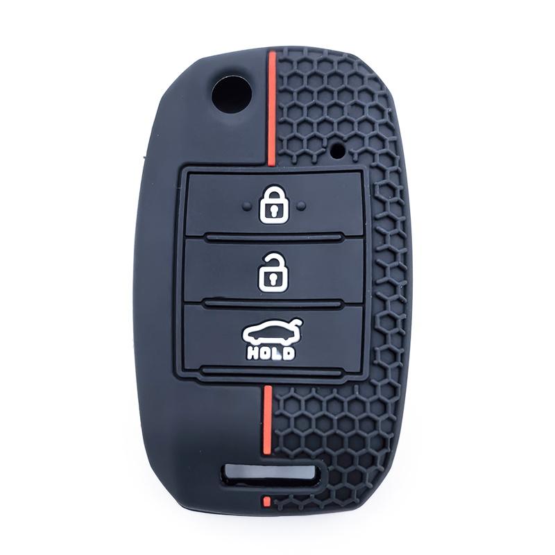 

Silicone Car Flip Key Case Cover For Kia Rio 3 K2 K3 K4 K5 Sportege Picanto Optima Soul Ceed Sorento Forte Stinger Cerato Shell