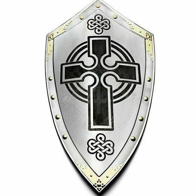 Medieval Scottish Cross Shield Knight Warrior Templar Armor Shield