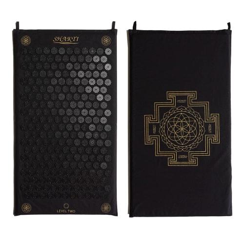

Authentic Shakti Shiatsu Mat, Level 2, Black, Longer, Trusted by Professionals, Ethically Handcrafted in India, Hassle-Free Needle-Shaped Shiatsu Mat