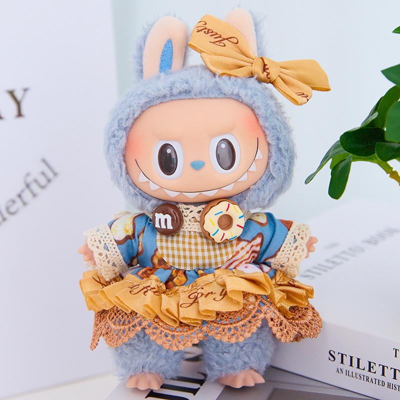 Labubu Clothing, Doll Pendant, 17cm Doll Clothing, Sitting Party Series, Dress Up, Clothes Straps, Pendant Accessories