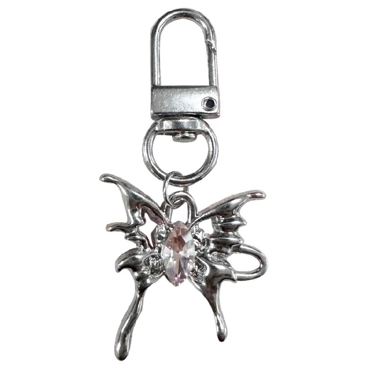 Bowknot Keychain Star/Heart /Butterfly Pendant Keyring Bow Phone Charm Ornament