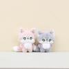 Adorable Plush Fox Keychain Charming Cartoon Doll With Soft Pp Cotton For Kids