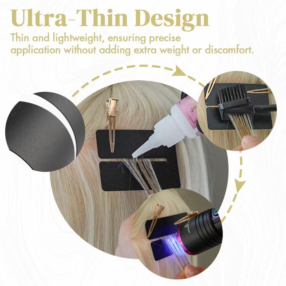 V-Light Hair Extension Replacement Accessories Includes 3 Ultraviolet V-Light Hair Extension Shields Durable and Protective Shields for Hair Extension