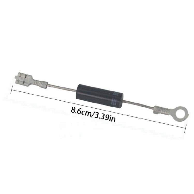 4er-Pack Mikrowellendiode Schwarzes Metallzubehör Spannungsdiode Schnellheizdiode