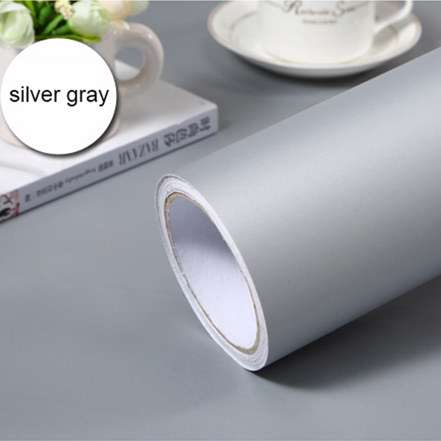 Matte Solid Color Wallpaper Self-Adhesive Waterproof Bedroom Renovation Dormitory Background Wall Decor Desktop Wardrobe Sticker