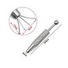 2pcs Professional Jewelry Claw Holders Set, Toothless Stainless Steel Precision Gemstone & Diamond Picking Tools, Non-Slip Screwball Handle Design